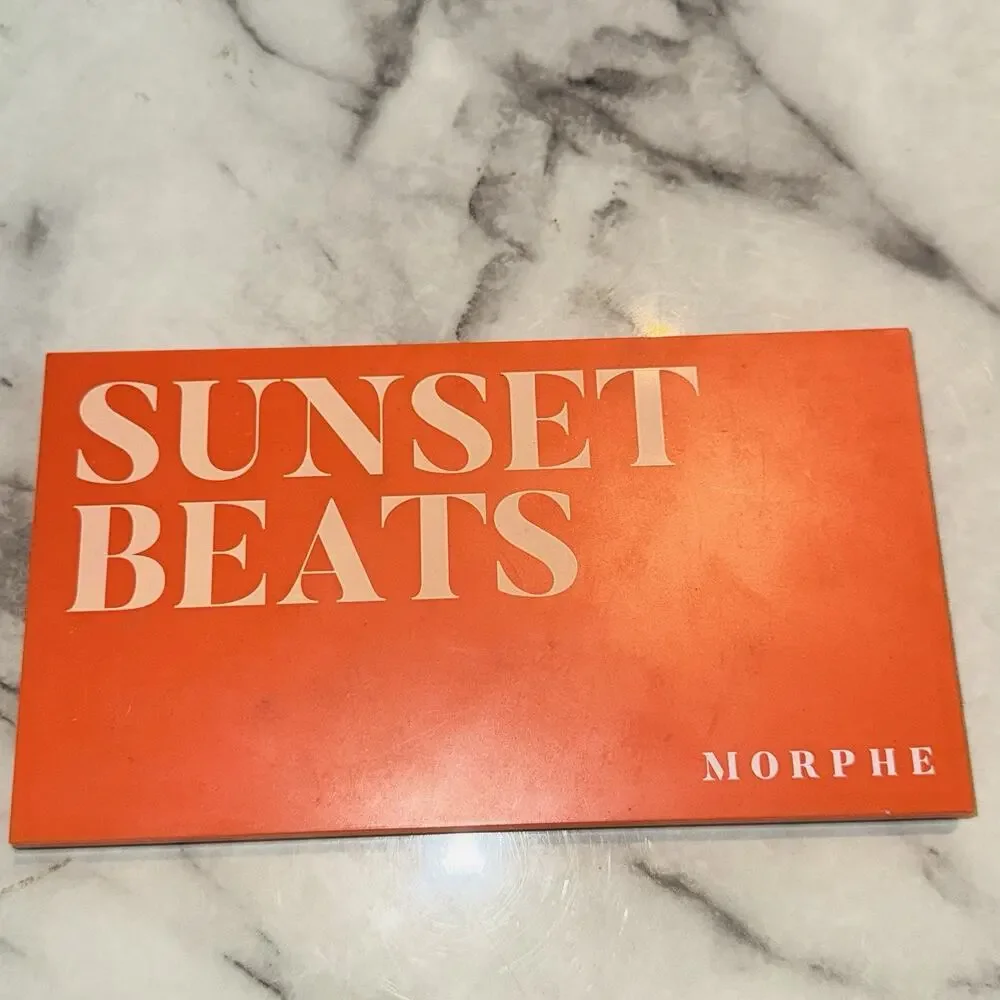 NEW MORPHE Eyeshadow PALETTE 18S Sunset‎ Beats Warm Matte Shimmer Sparkle Golden
